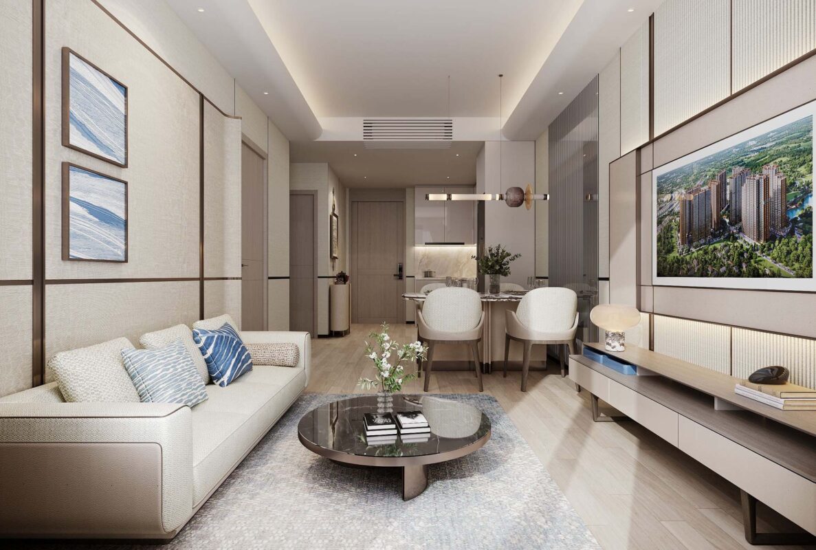 Căn hộ 2 ngủ mẫu chung cư MIK The Parkland Ocean Park 2