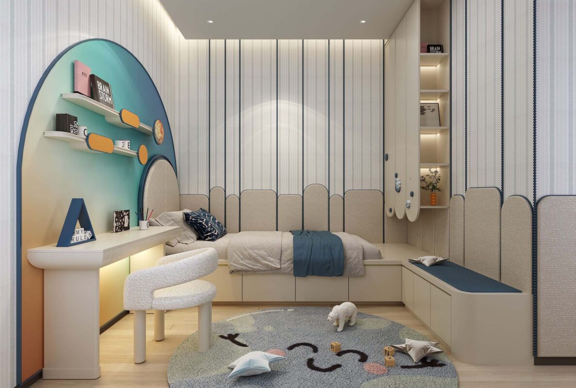 Căn hộ 2 ngủ mẫu chung cư MIK The Parkland Ocean Park 2