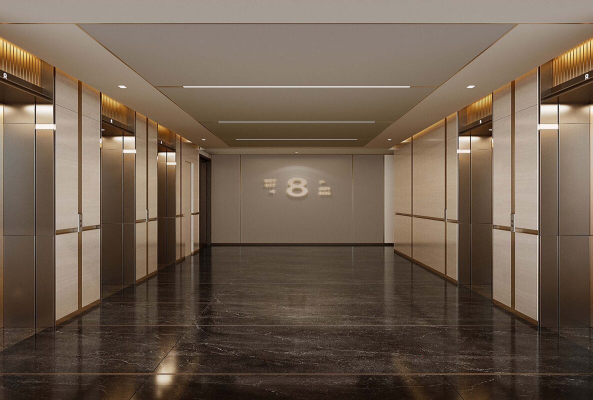 Sảnh thang máy chung cư MIK The Parkland Ocean Park 2