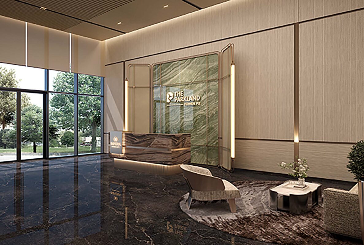 Sảnh tiếp đón chung cư MIK The Parkland Ocean Park 2