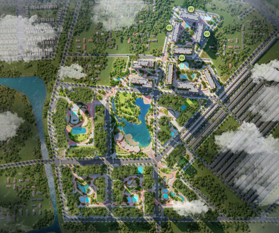 Mặt Bằng tổng quan MIK The Park Land Ocean Park 2