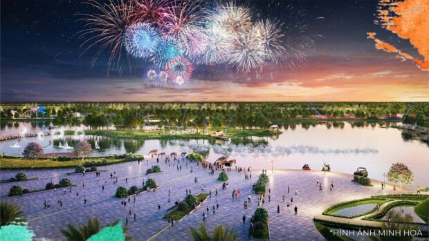 Quảng trường sự kiện bắn pháo hoa