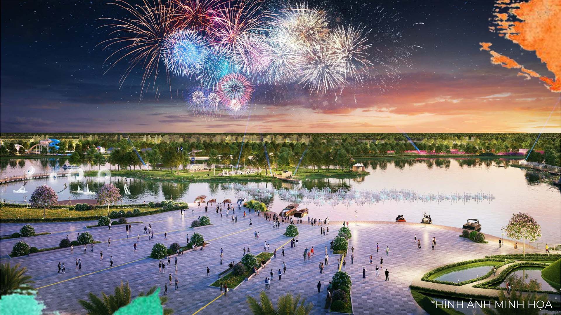Sun Bắc Ninh Quảng trường sự kiện bắn pháo hoa