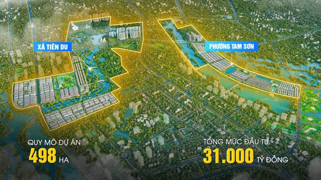 Sun Bắc Ninh Mặt bằng quy mô dự án Sun Bắc Ninh