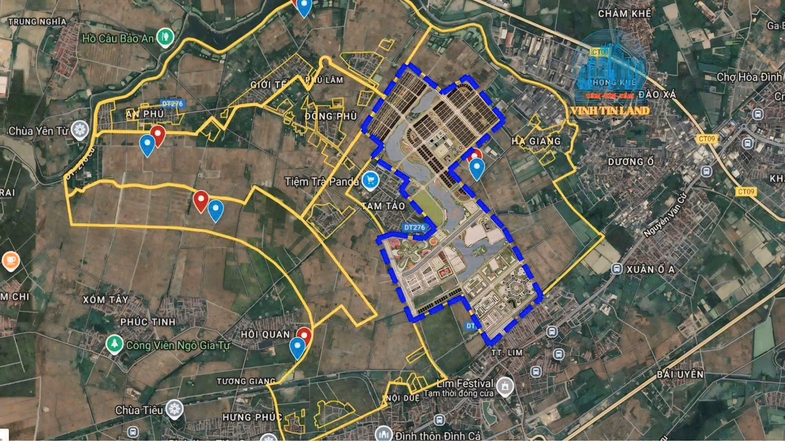 Sun Bắc Ninh Vị trí dự án Sun Bắc Ninh