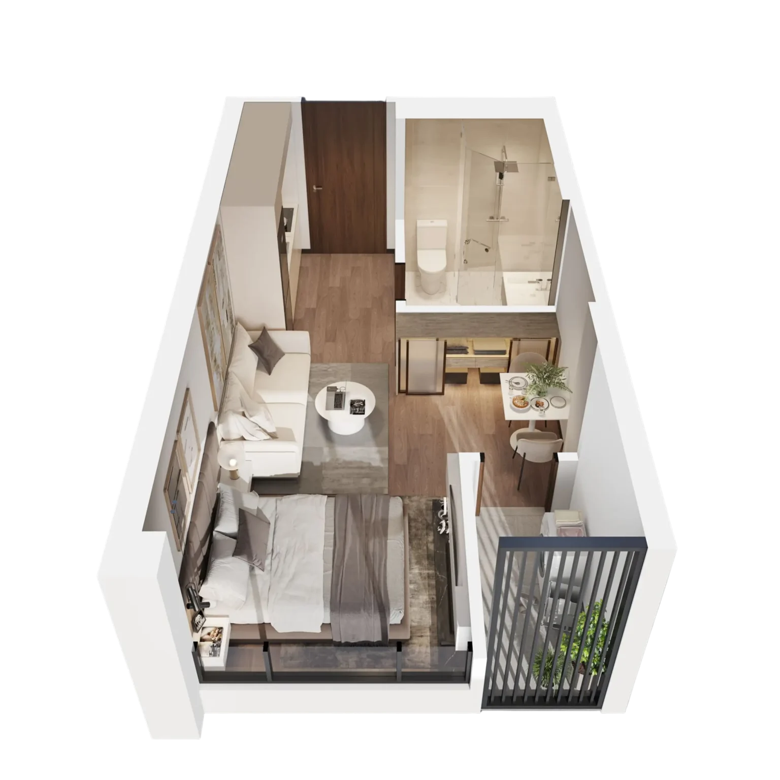 Căn Studio chung cư Masteri Grand Coast Vinhomes Ocean Park 2