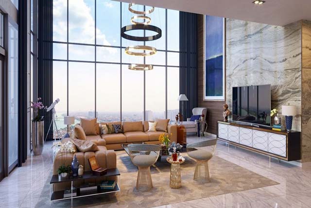 Căn hộ duplex chung cư Masteri Grand Coast Vinhomes Ocean Park 2