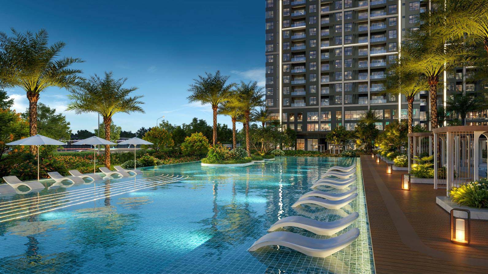 bể bơi ngoài trời