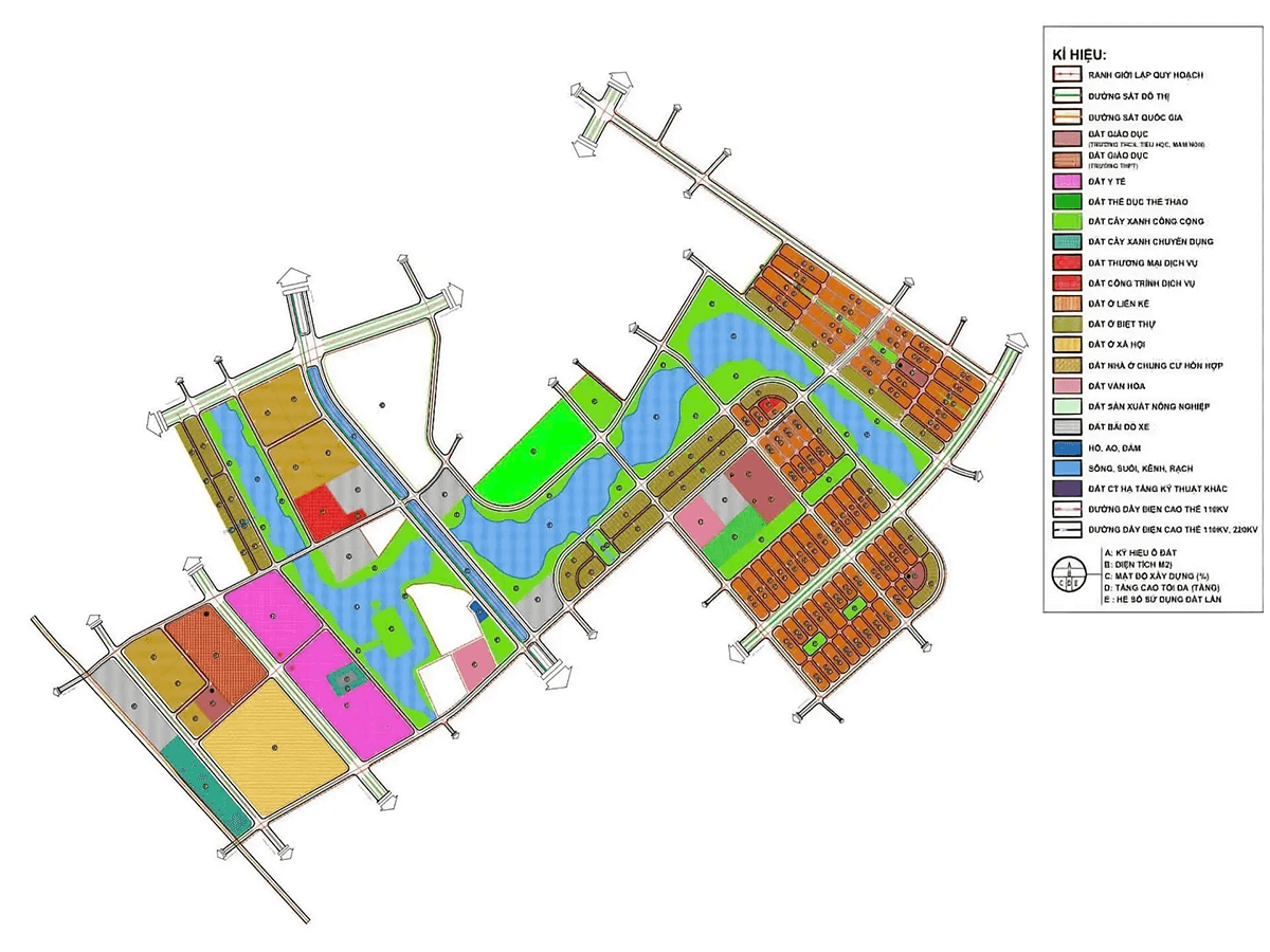 mặt bằng tổng thể dự án Sun Bắc Ninh