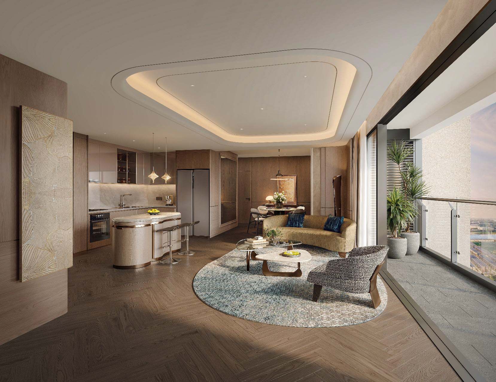 tiêu chuẩn bàn giao Lumiere Essence Peak với không gian phòng khách