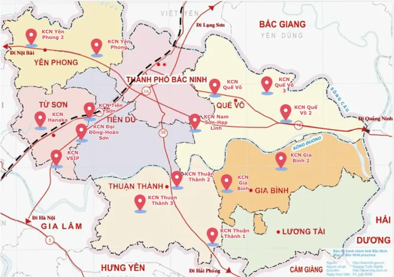 Vị trí Vinhomes Bắc Ninh vị trí vinhomes Bắc Ninh